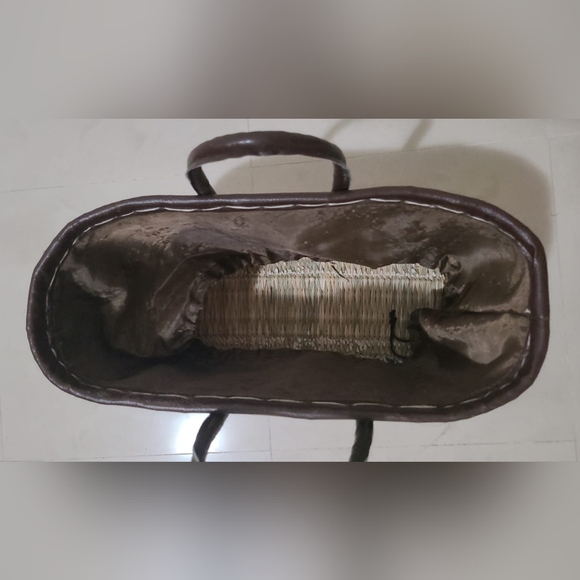 Moroccan hand woven tote bag - Picture 3 of 3